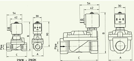 21X4KV250不锈钢电磁阀 意大利ODE进口电磁阀